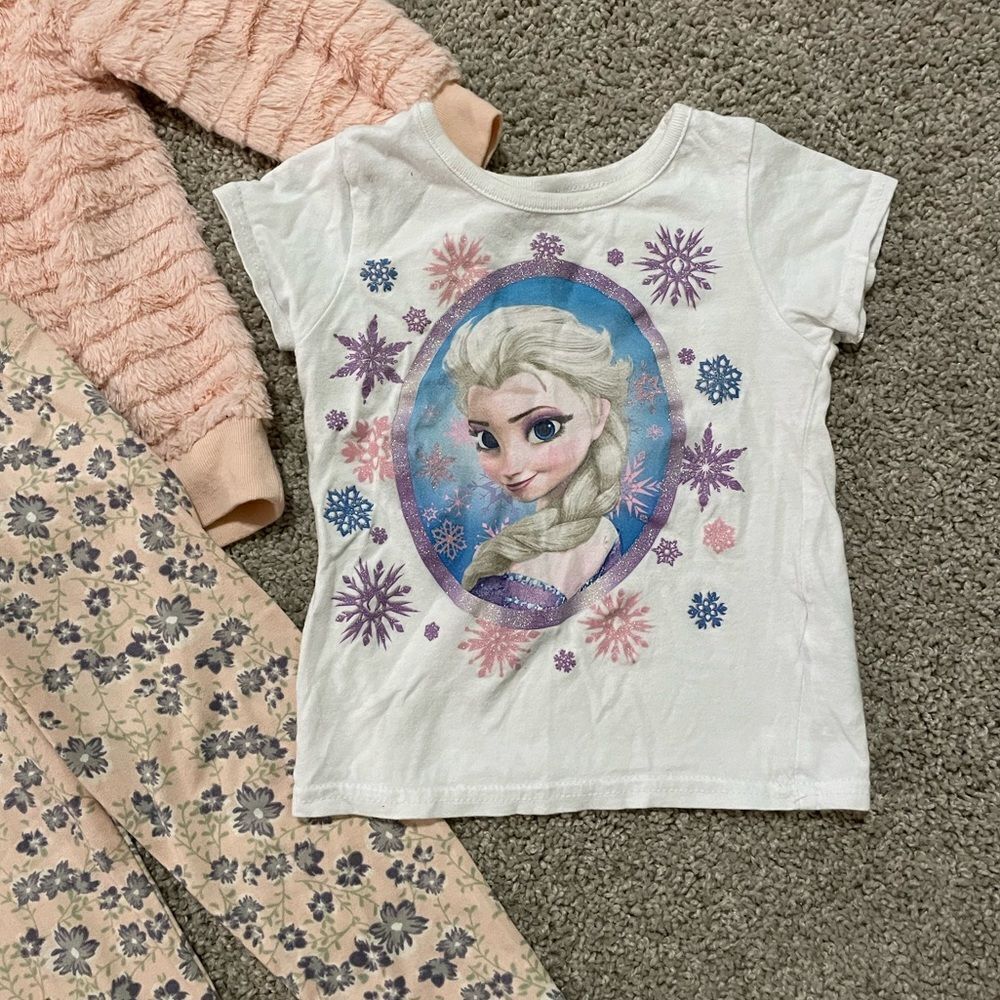 2T Baby Girls Tahari Set & Frozen Shirt - Picture 4 of 5